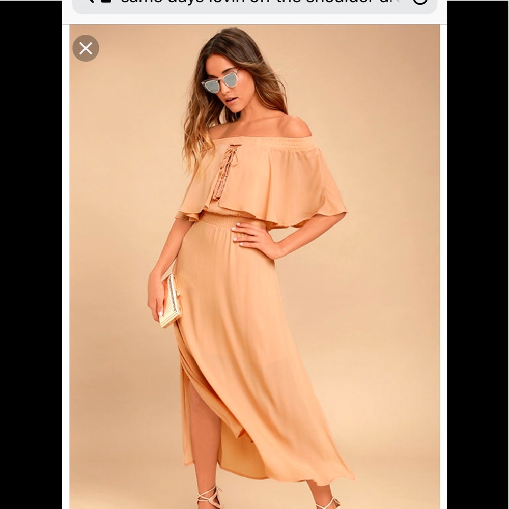 Some days lovin’ off the shoulder midi
